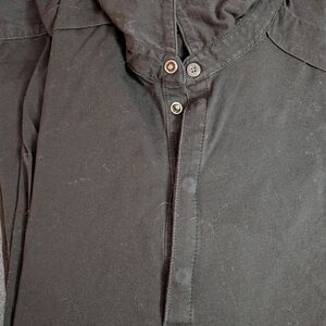 Armani Exchange Large Black Button Up Casual Shirt